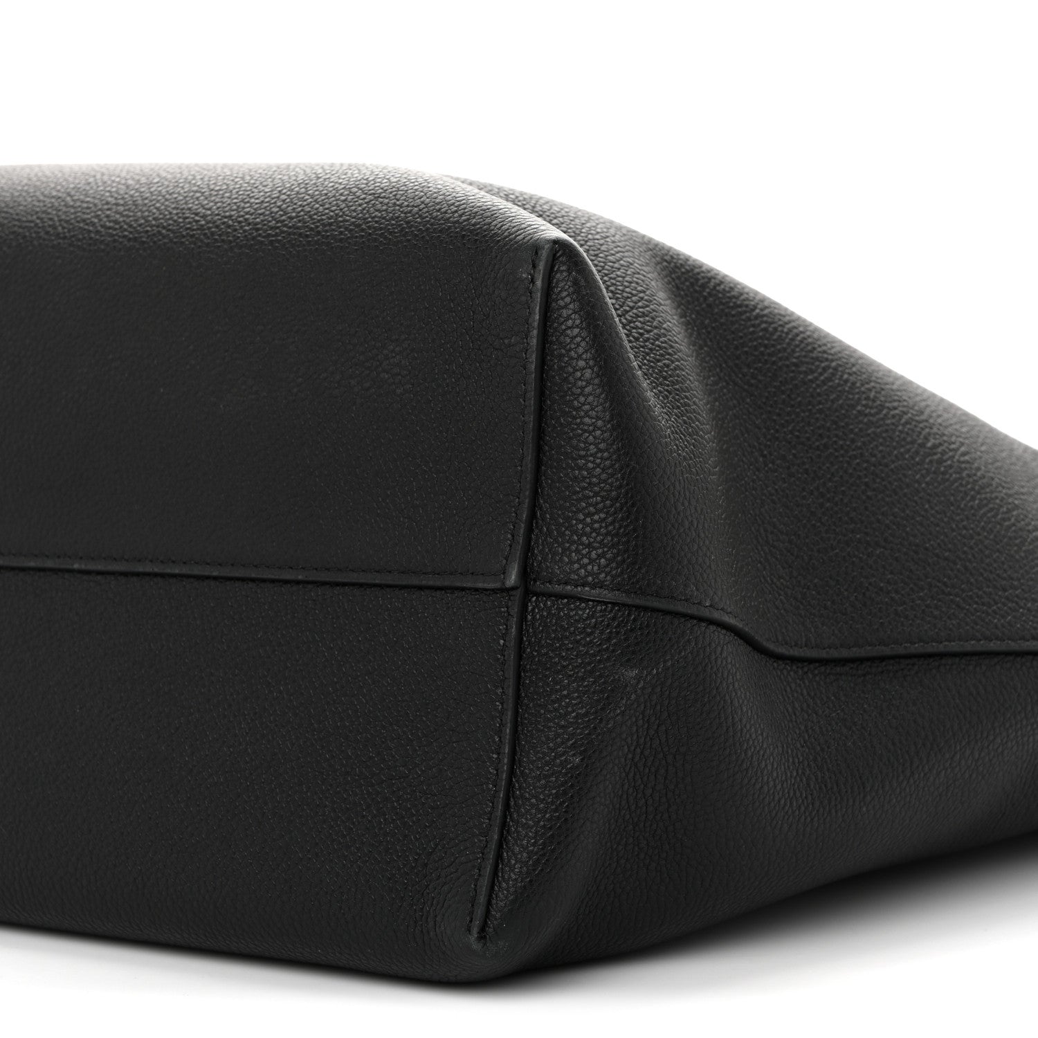 Celine Grained Calfskin Triomphe Medium Cabas Anais Black 11 of 15