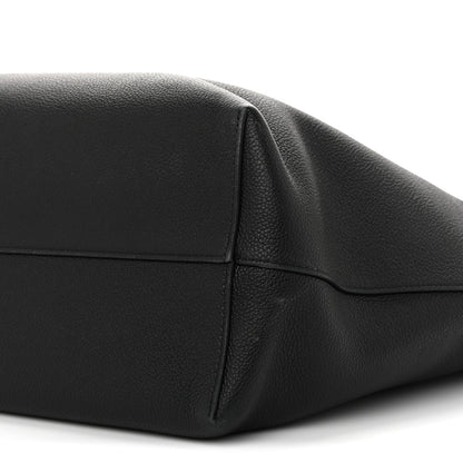 Celine Grained Calfskin Triomphe Medium Cabas Anais Black 11 of 15