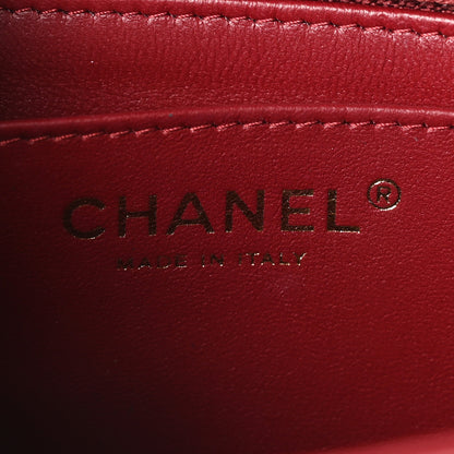 Chanel Lambskin Quilted Mini Square Flap Red 11 of 19