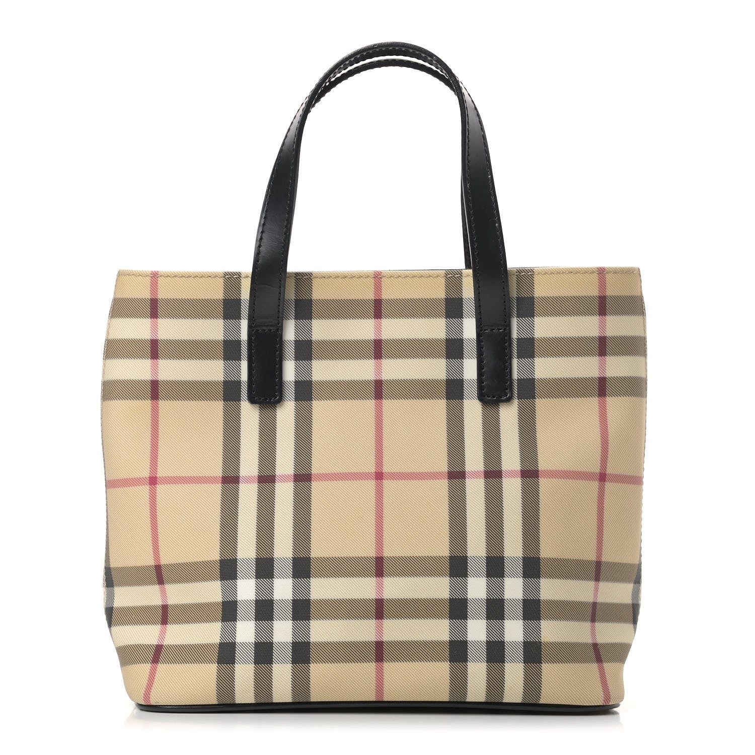 Burberry House Check Small Tote Black 1 of 15