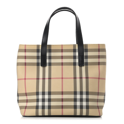 Burberry House Check Small Tote Black 1 of 15