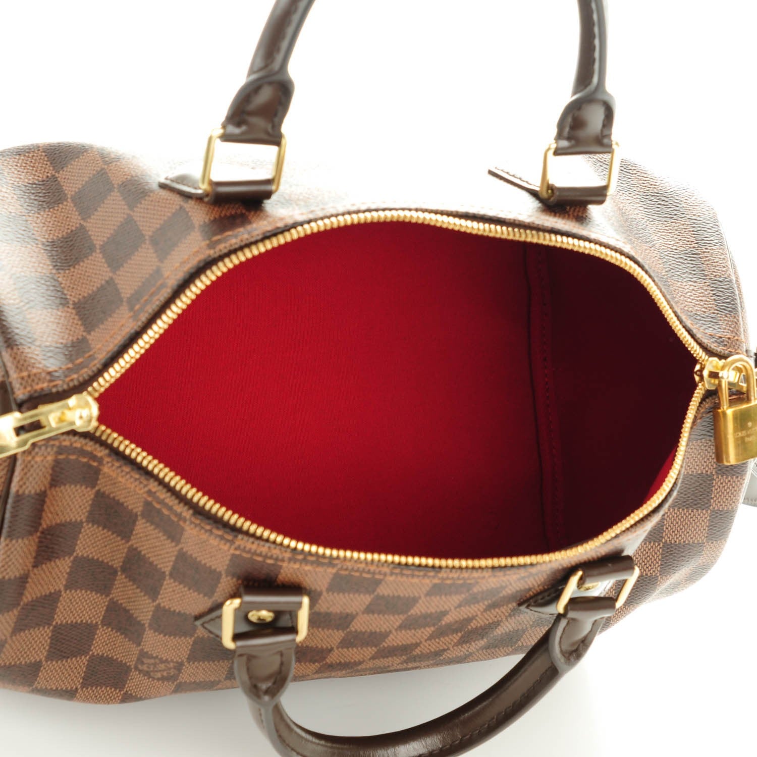 Louis Vuitton Damier Ebene Speedy Bandouliere 30 6 of 8