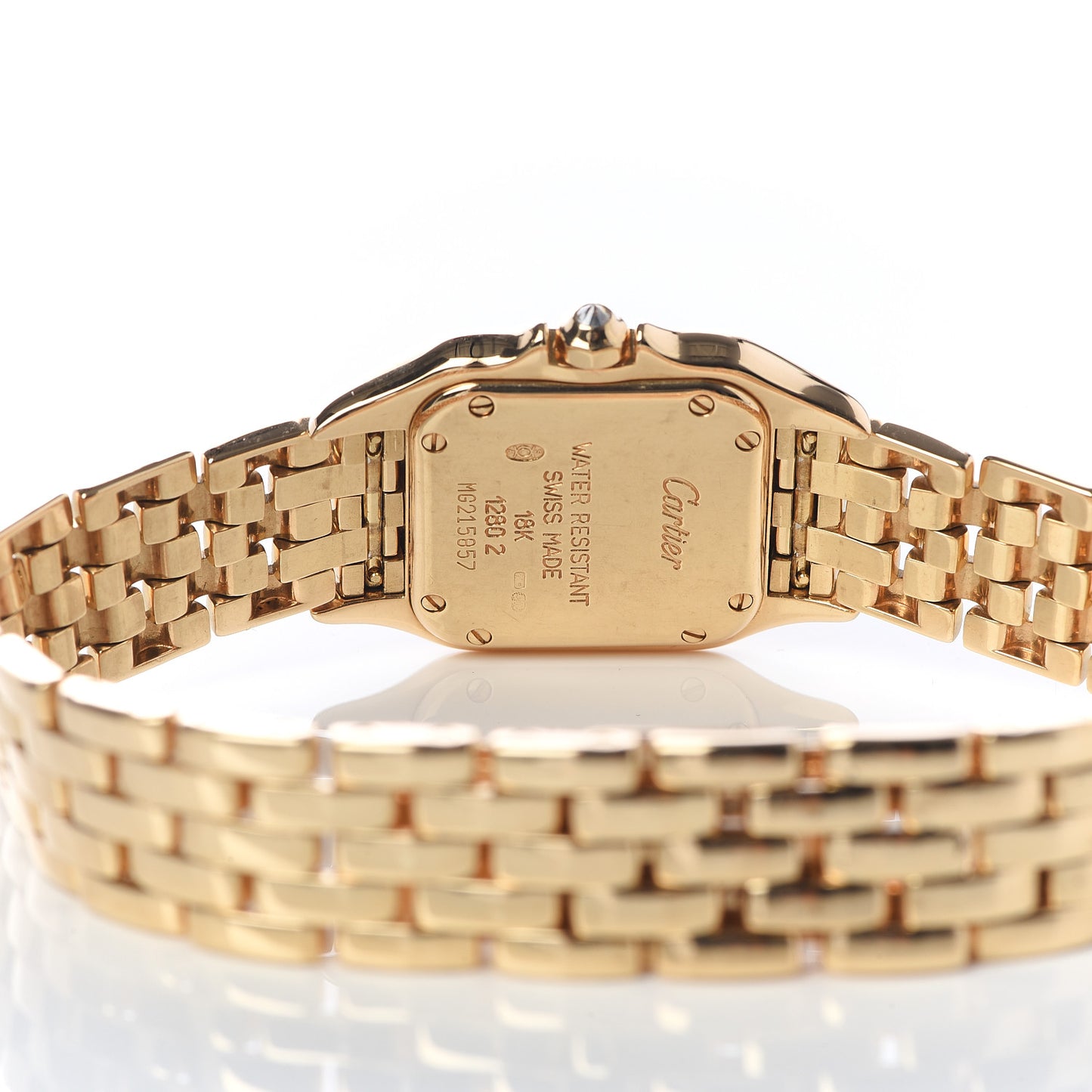 18K Yellow Gold Diamond 22mm Panthere Quartz Watch