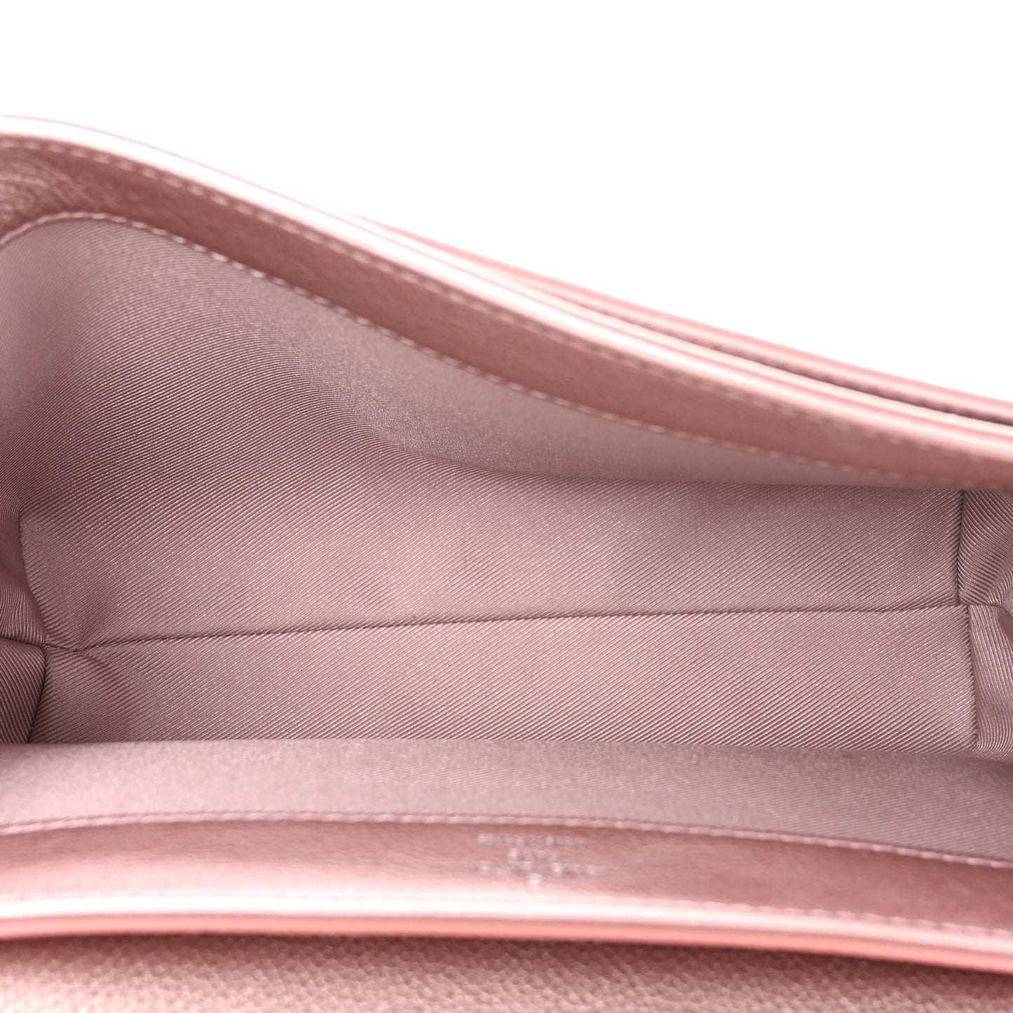 Soft Calfskin Eyelet Lockme II Chain Bag BB Rose Gold