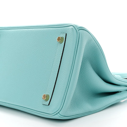 Hermes Togo Birkin 30 Bleu Atoll 10 of 10