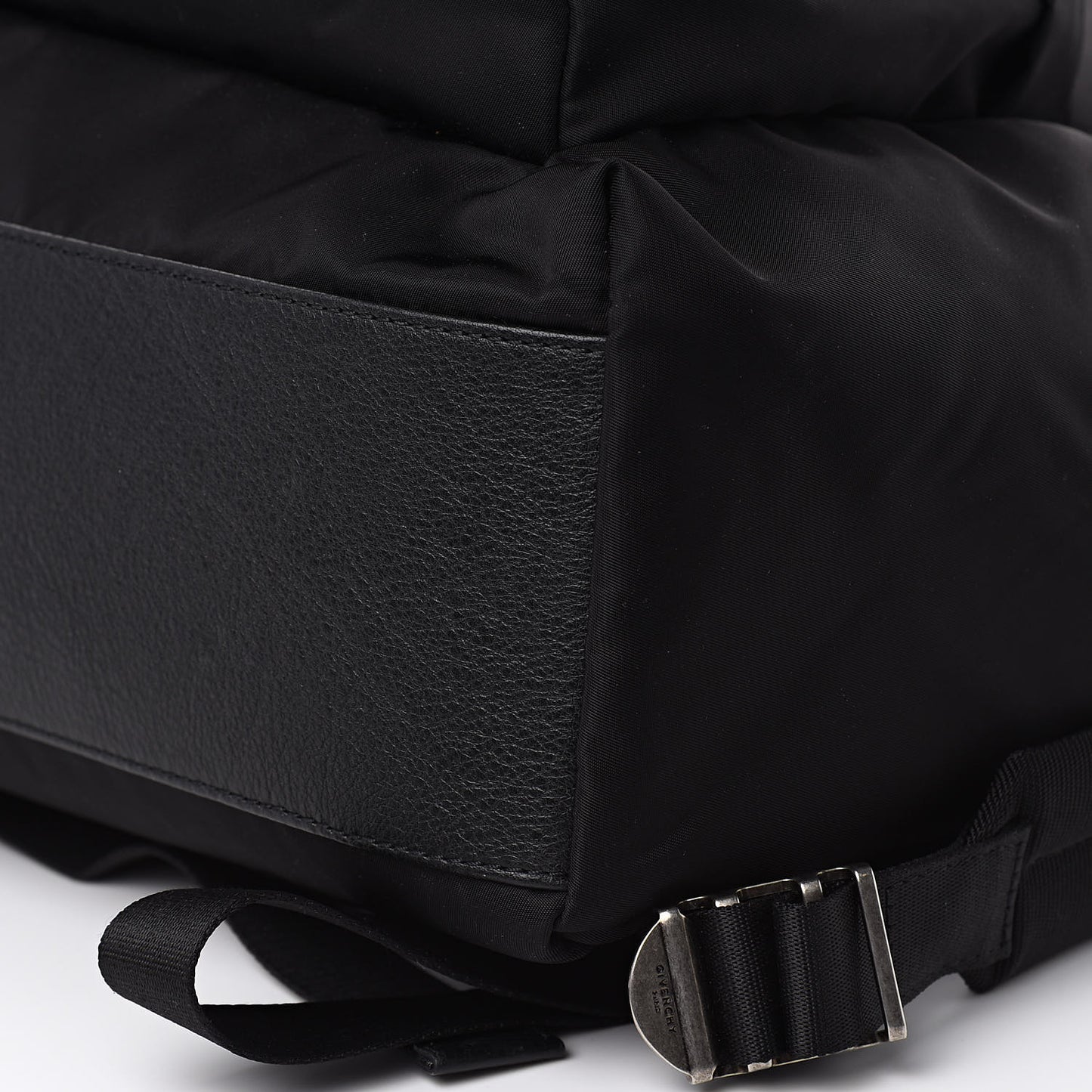 Nylon Urban Backpack Black White