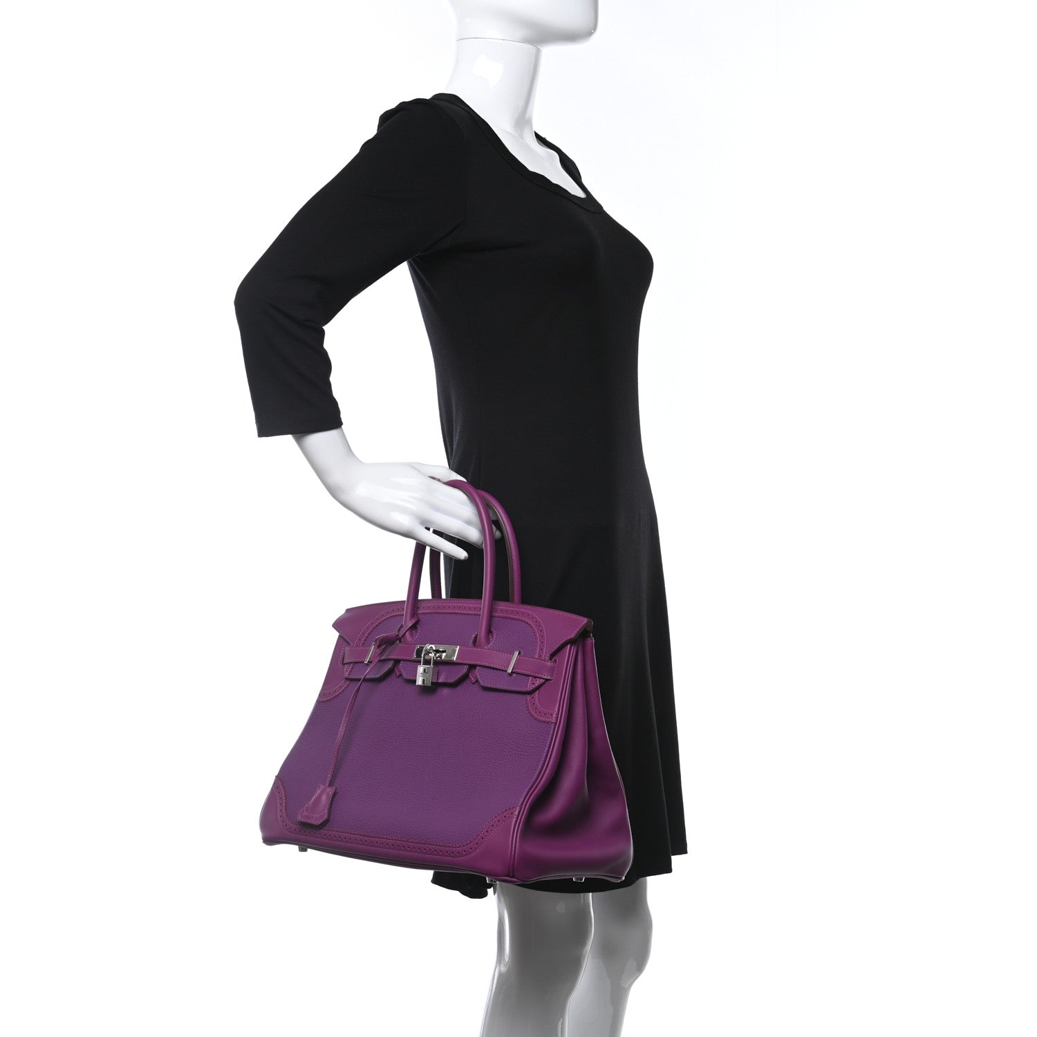 Hermes Togo Swift Ghillies Birkin 35 Anemone 2 of 10
