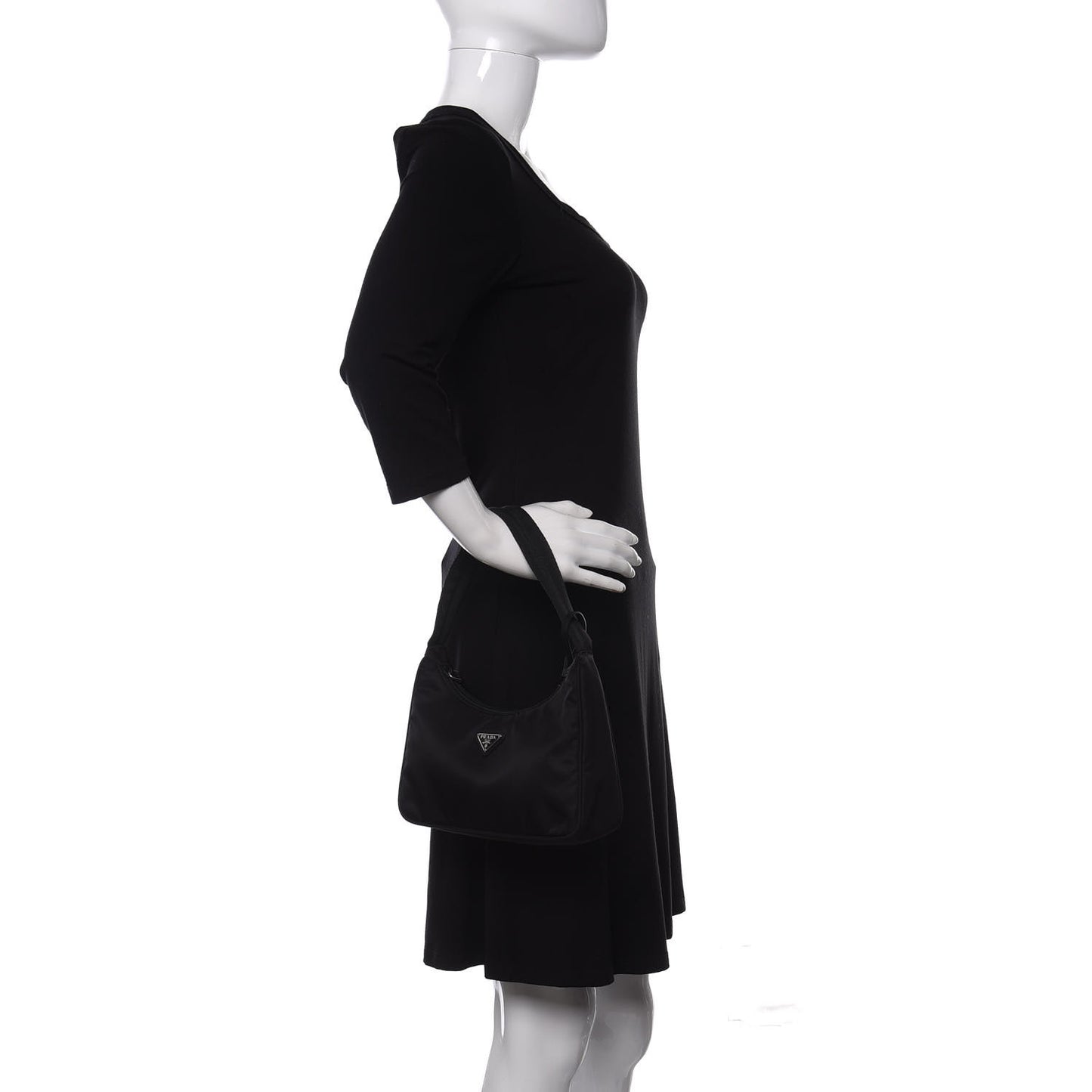 Tessuto Nylon Mini Re-Edition 2000 Bag Black