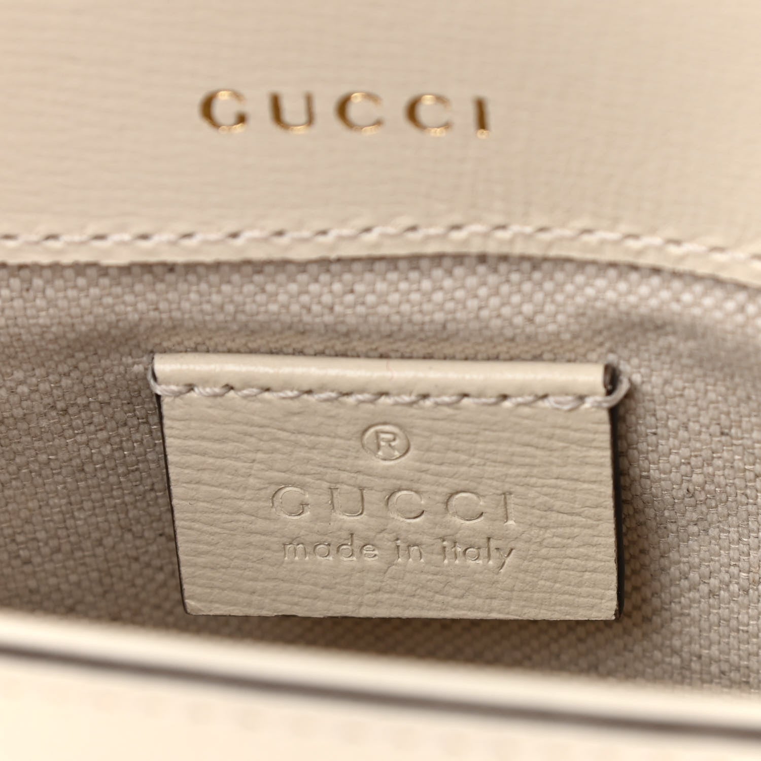 Gucci GG Supreme Monogram Web Mini Horsebit 1955 Shoulder Bag Beige Mystic White 6 of 11