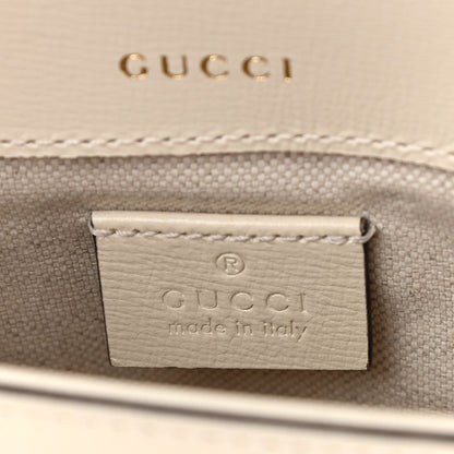 Gucci GG Supreme Monogram Web Mini Horsebit 1955 Shoulder Bag Beige Mystic White 6 of 11