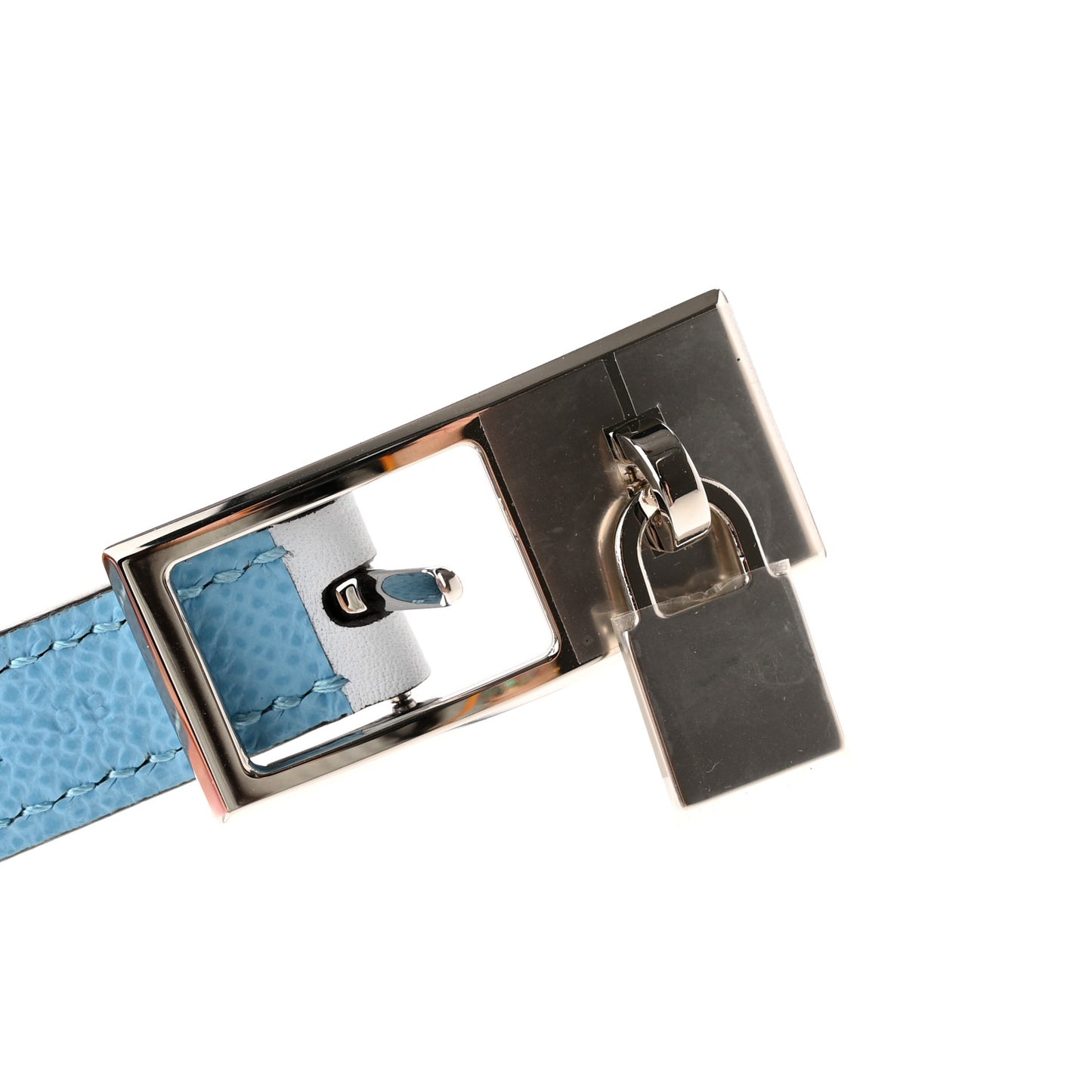 Swift Epsom 13mm Lucky 15 Belt 80 32 Bleu Brume Celeste