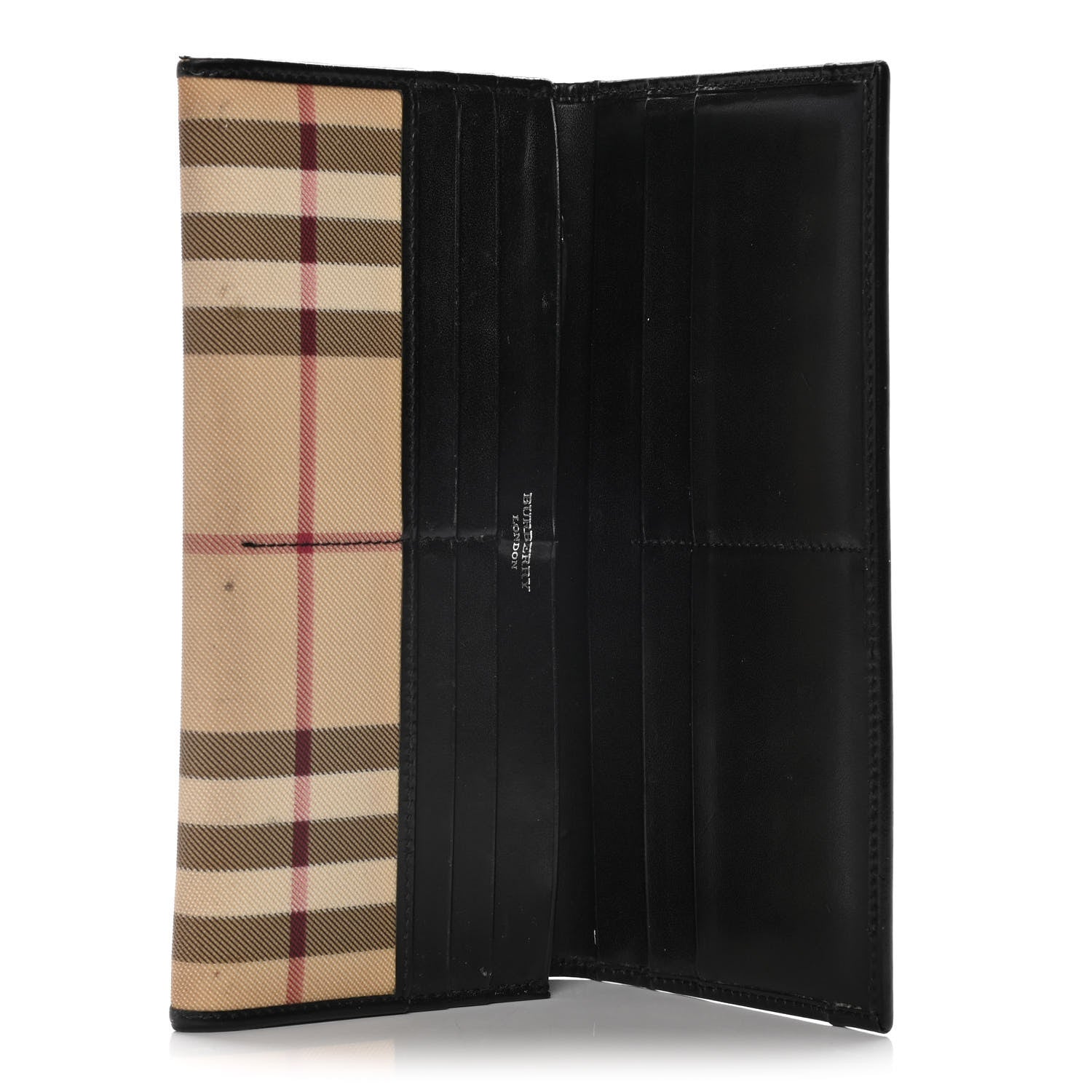 Burberry House Check Continental Wallet Black 5 of 18