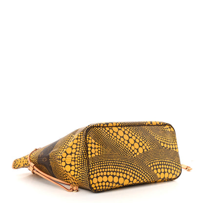 Louis Vuitton Monogram Kusama Waves Neverfull MM Yellow 4 of 9