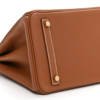 Hermes Togo Birkin 30 Gold 9 of 10