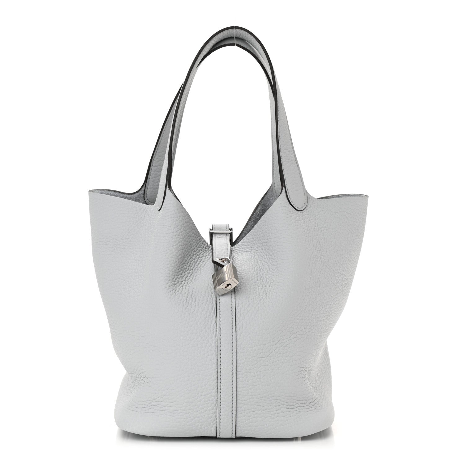 Hermes Taurillon Clemence Picotin Lock 22 MM Bleu Pale 1 of 11