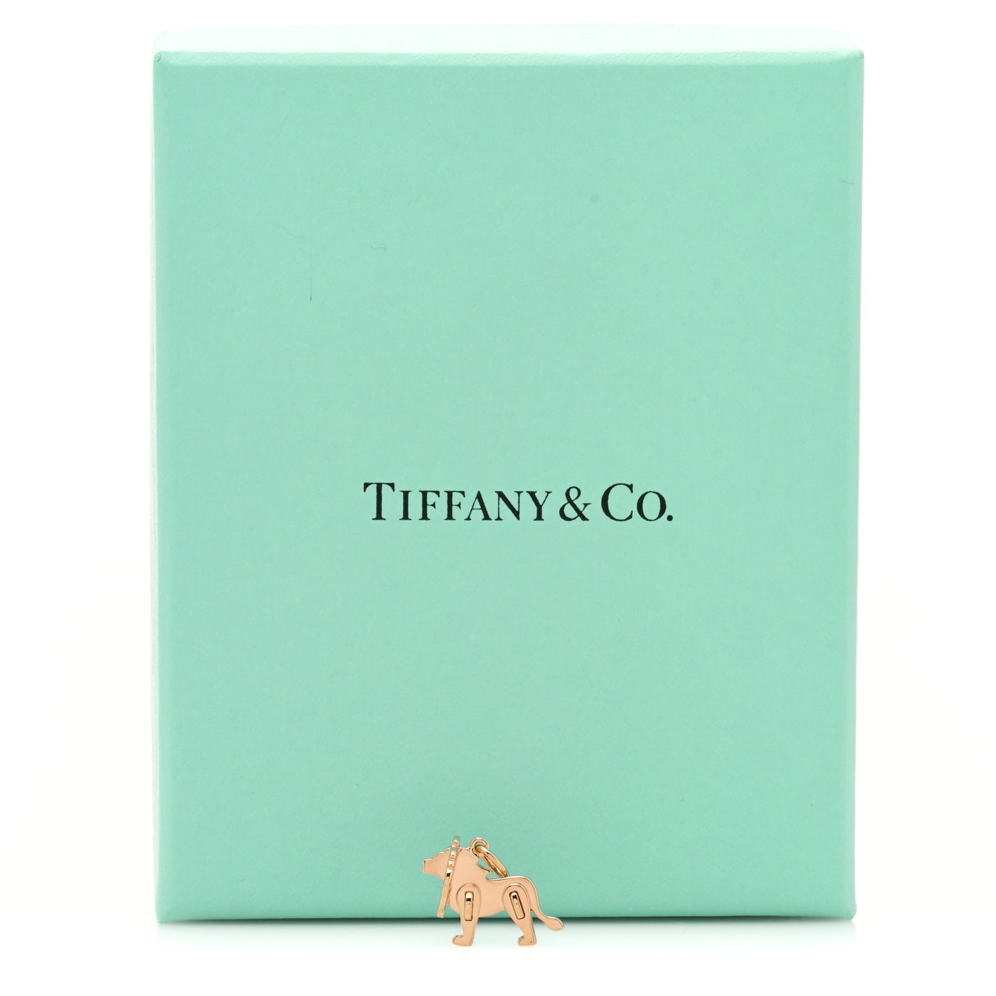 18K Rose Gold Save The Wild Lion Charm