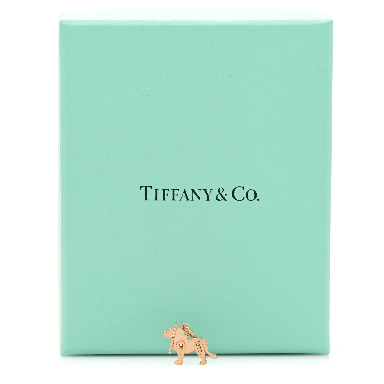 Tiffany 18K Rose Gold Save The Wild Lion Charm 4 of 4