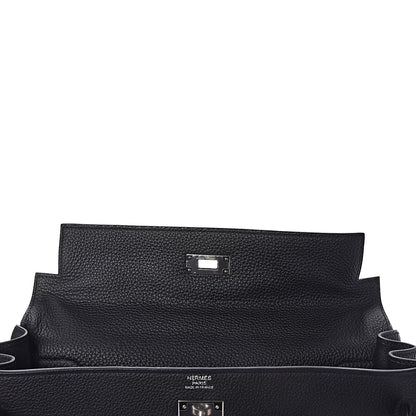 Hermes Togo Kelly Retourne 32 Black 9 of 41