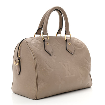 Louis Vuitton Empreinte Monogram Giant Speedy Bandouliere 25 Tourterelle 3 of 7