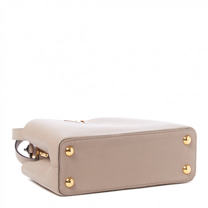 Louis Vuitton Taurillon Capucines BB Galet 4 of 9