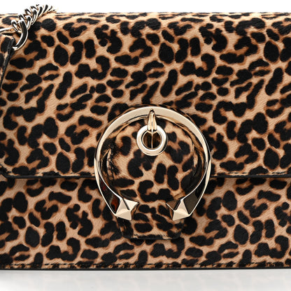 Jimmy Choo Pony Hair Leopard Print Madeline Shoulder Bag Natural Mix 8 of 10