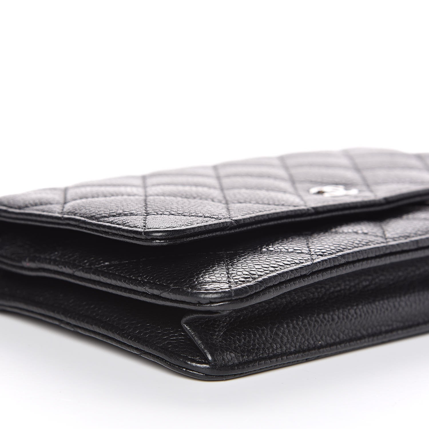 Chanel Caviar Quilted Wallet On Chain WOC Black 9 of 15