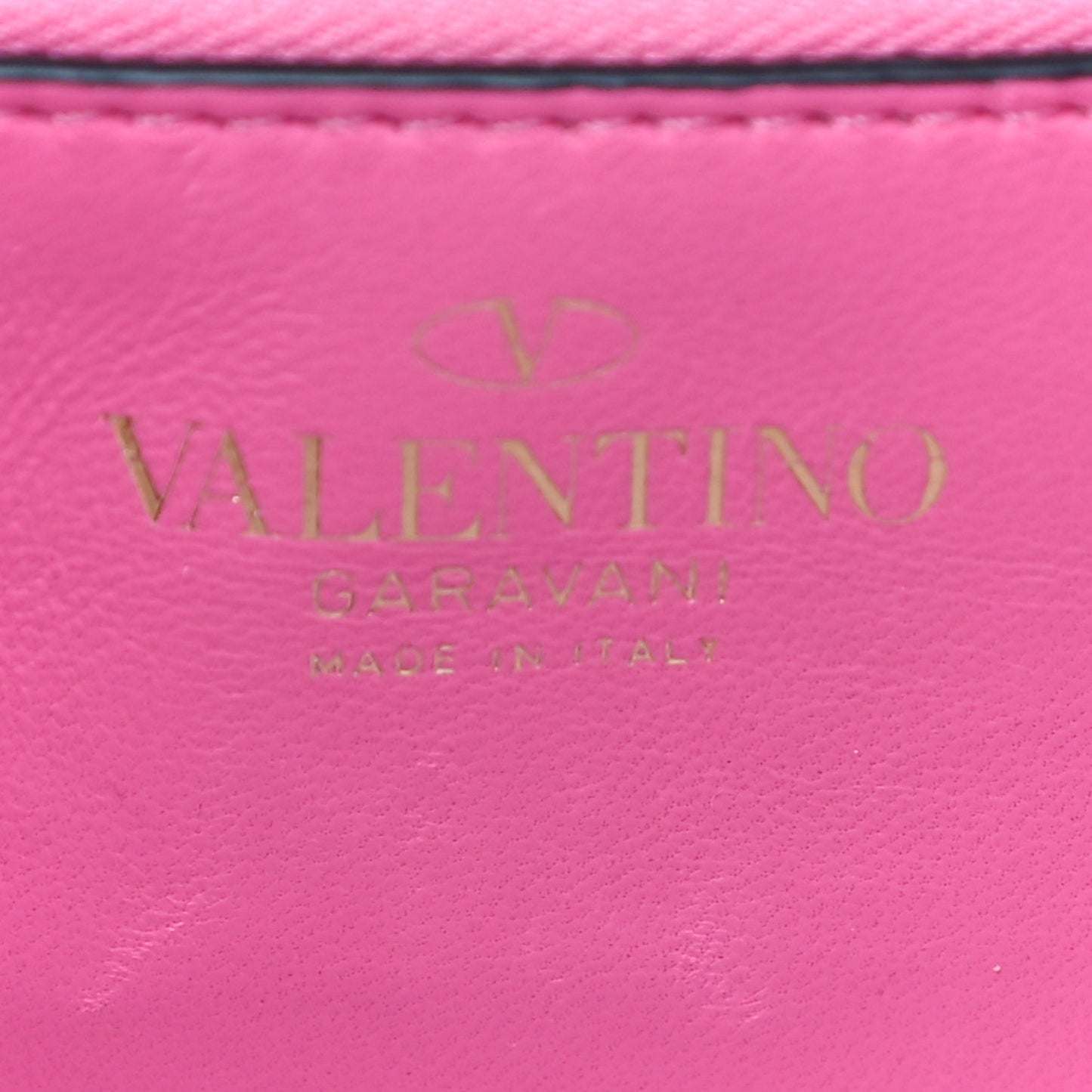 Nappa Stud Sign Shoulder Bag Feminine Pink