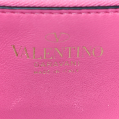 Valentino Garavani Nappa Stud Sign Shoulder Bag Feminine Pink 6 of 9