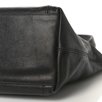 Chanel Caviar CC Tote Black 9 of 10