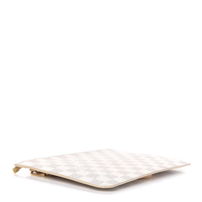 Louis Vuitton Damier Azur Neverfull MM GM Pochette Rose Ballerine 4 of 7
