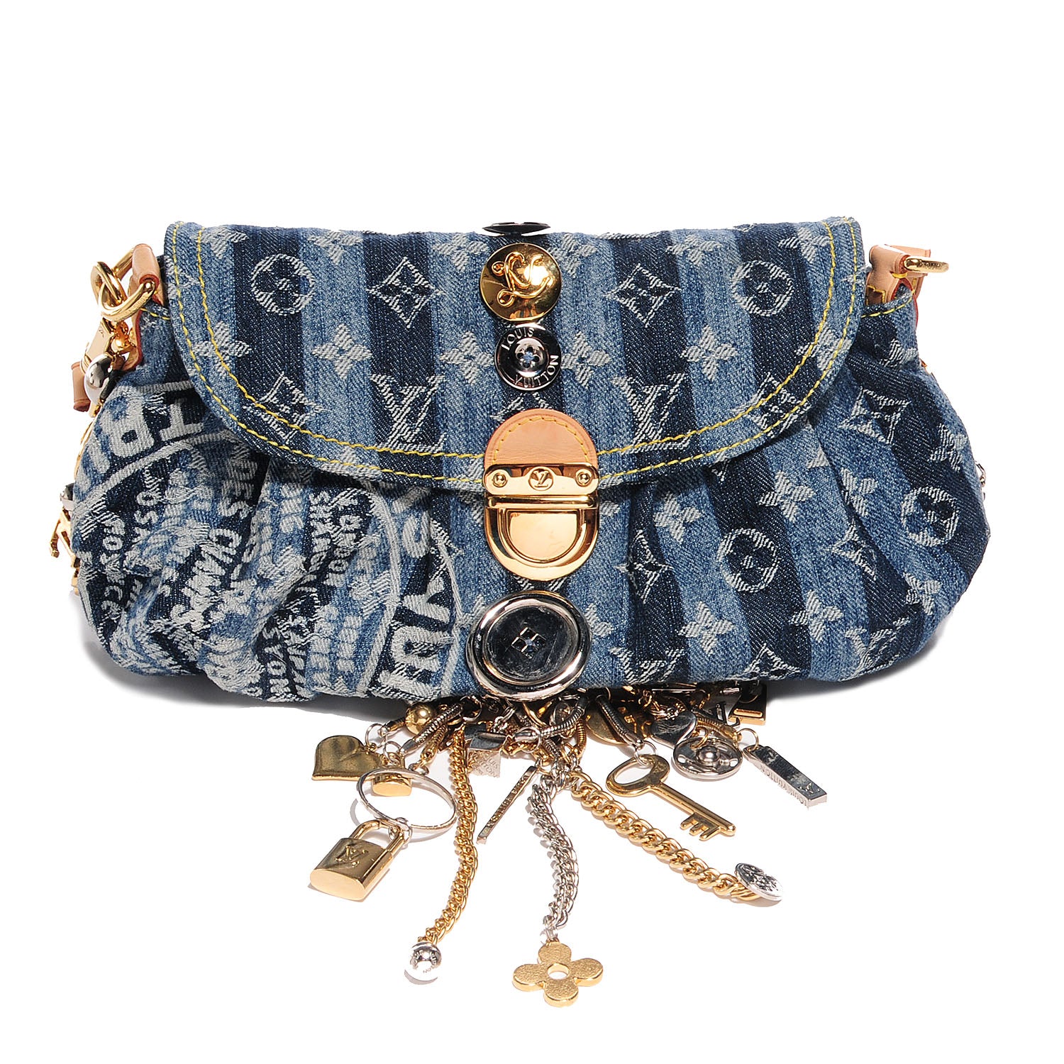 Louis Vuitton Denim Raye Judy Blame Mini Pleaty 84050 – FASHIONPHILE