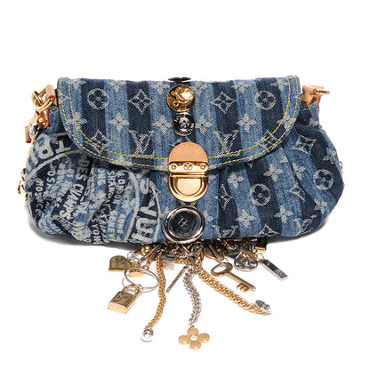 Louis Vuitton Denim Raye Judy Blame Mini Pleaty 1 of 8