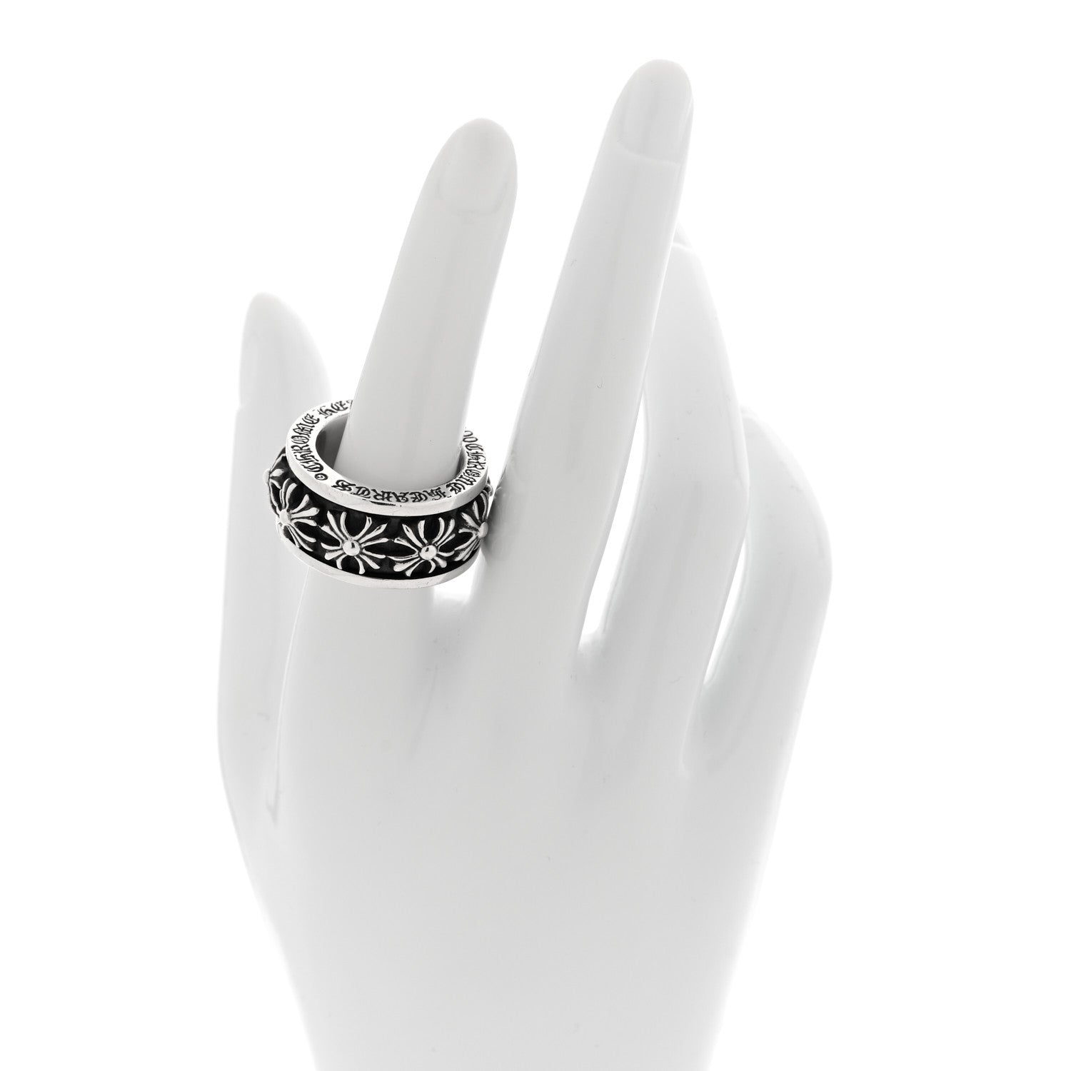 Chrome Hearts Sterling Silver Spinner Ring 57 8 1821110 – FASHIONPHILE