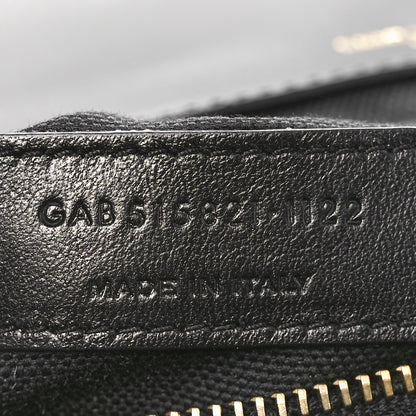 Saint Laurent Raffia Monogram Medium Jamie Black 7 of 11