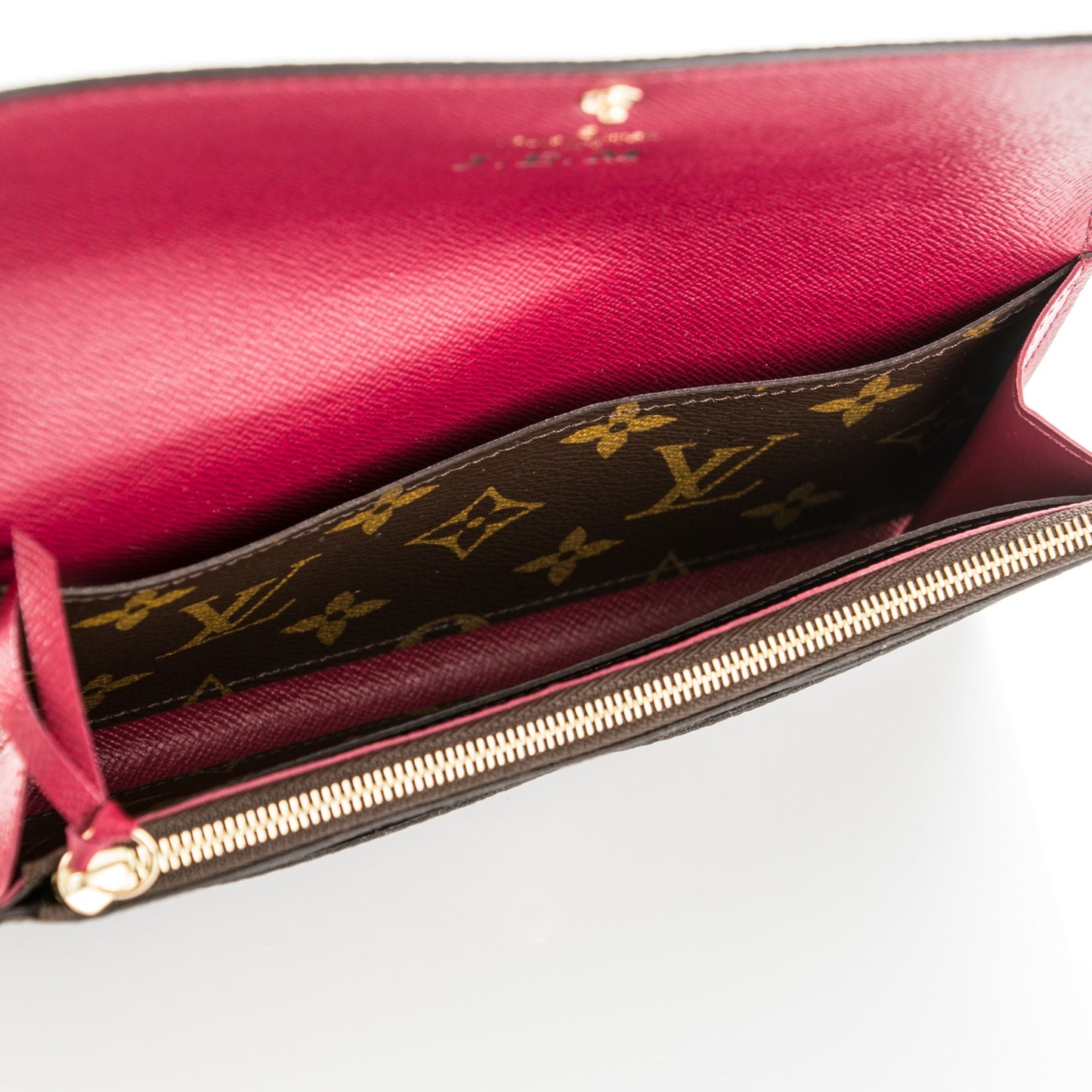 Monogram Emilie Wallet Fuchsia