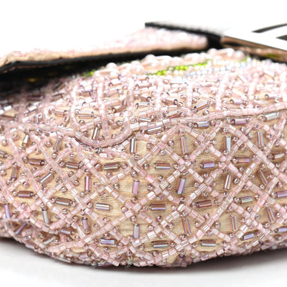 Fendi Beaded Baguette Pink Multicolor 8 of 12