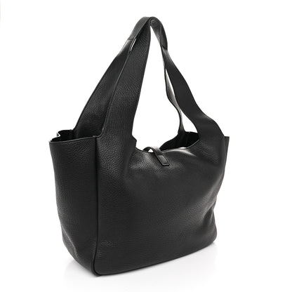 Saint Laurent Grained Deerskin Bea Tote Black 3 of 10