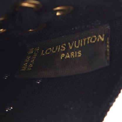 Louis Vuitton Lambskin Fingerless Gloves Black 3 of 5