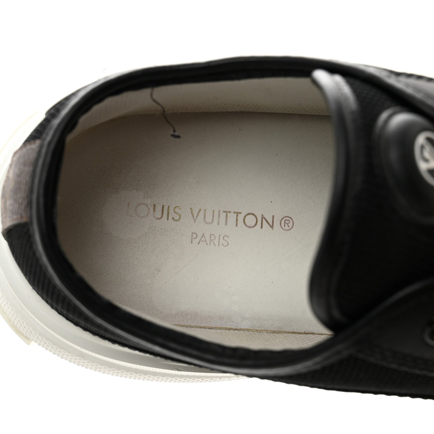 Canvas LV Squad Sneakers 41 Black