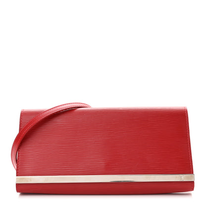 Louis Vuitton Epi Sevigne Clutch Red 1 of 7