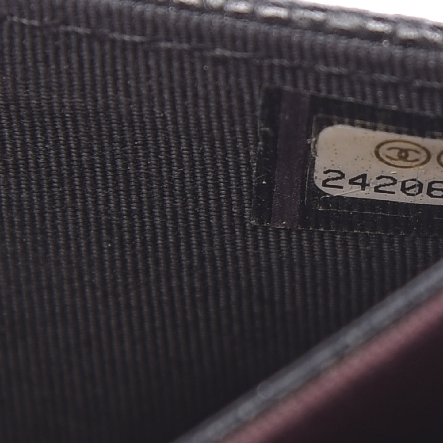 Caviar Quilted Flap Card Holder Black