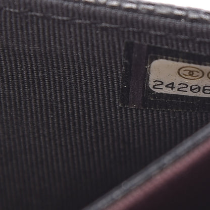 Chanel Caviar Quilted Flap Card Holder Black 8 of 9