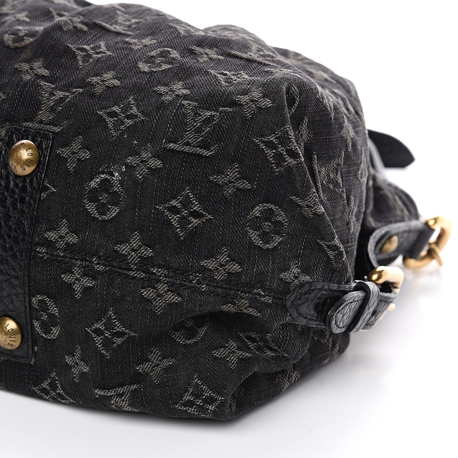 Louis Vuitton Denim Neo Cabby MM Black 8 of 10