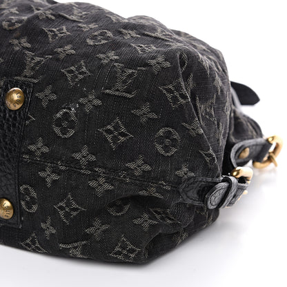 Louis Vuitton Denim Neo Cabby MM Black 8 of 10