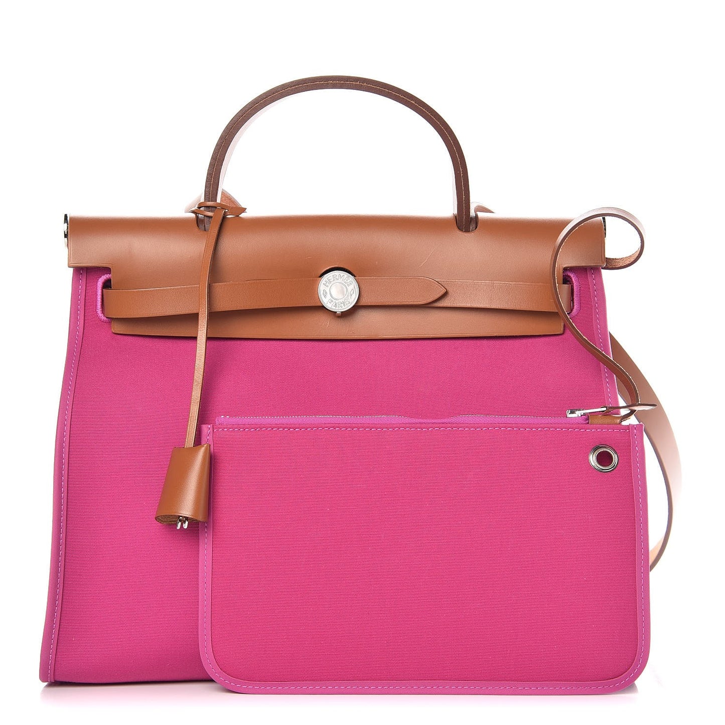 Vache Hunter Toile Herbag Zip 31 PM Magnolia Fauve