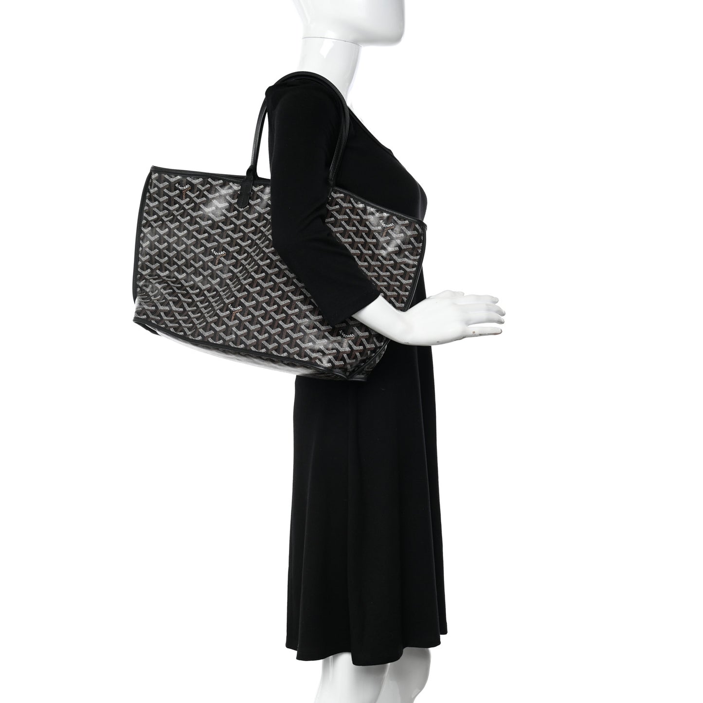 Goyardine Reversible Anjou PM Black