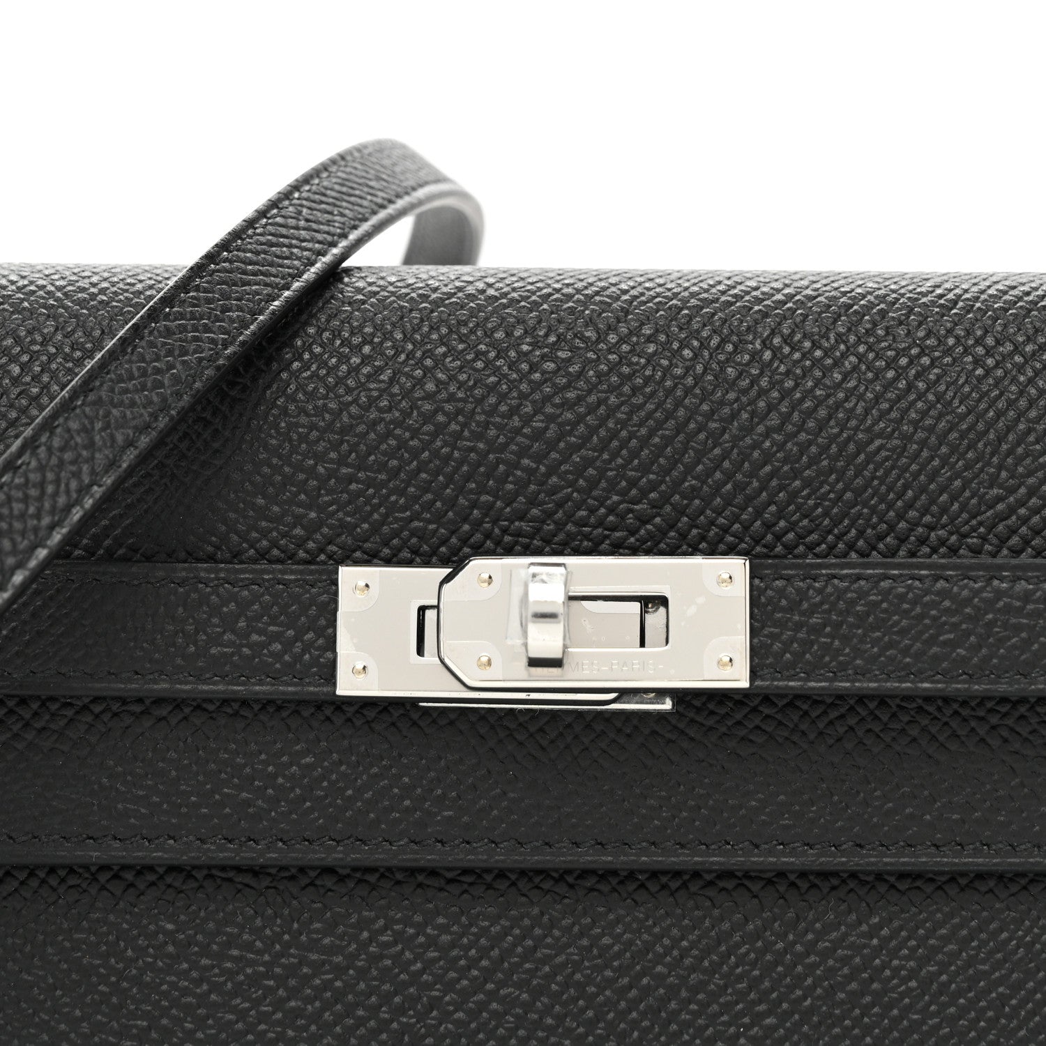 Hermes Epsom Kelly Wallet To Go Black 7 of 10