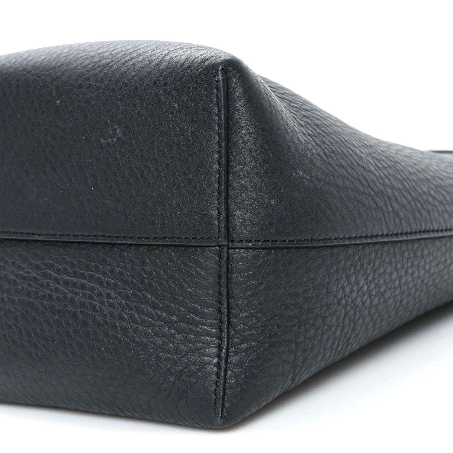 The Row Grained Calfskin Small N/S Park Tote Black 9 of 10