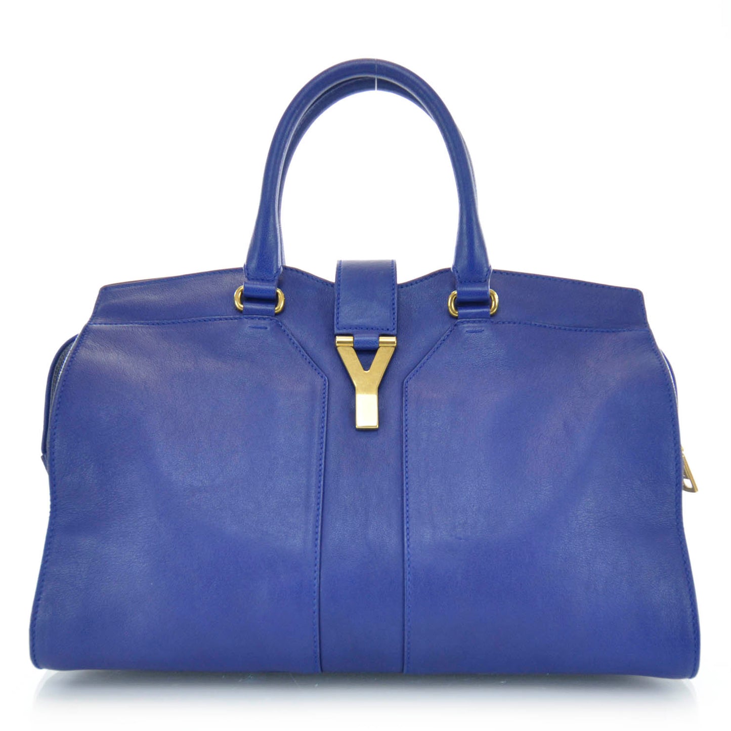 Leather Medium Cabas Chyc Blue