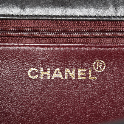 Chanel Lambskin Quilted Medium Single Flap Black 8 of 11
